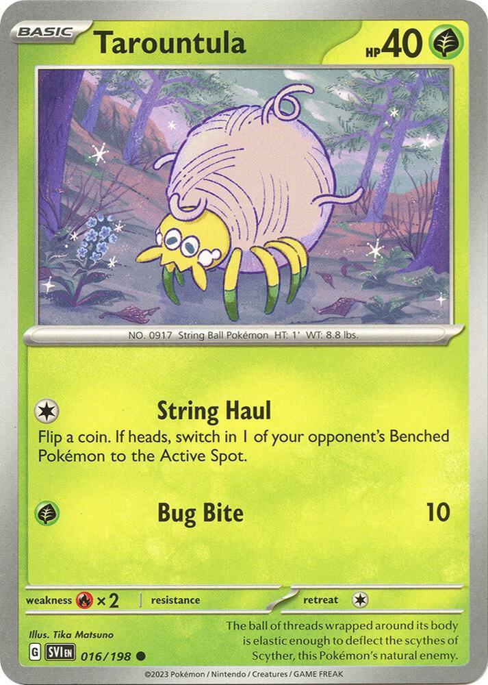 Tarountula (016/198) [Scarlet & Violet: Base Set] (Online Only)