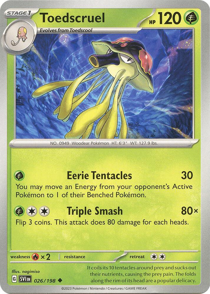 Toedscruel (026/198) [Scarlet & Violet: Base Set] (Online Only)