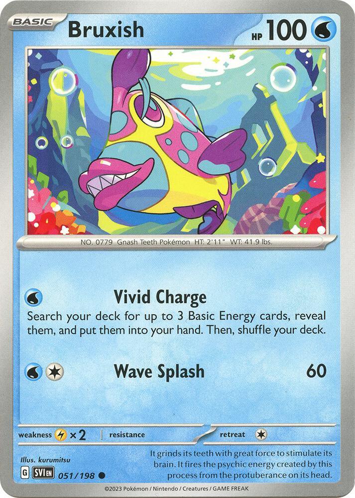 Bruxish (051/198) [Scarlet & Violet: Base Set] (Online Only)