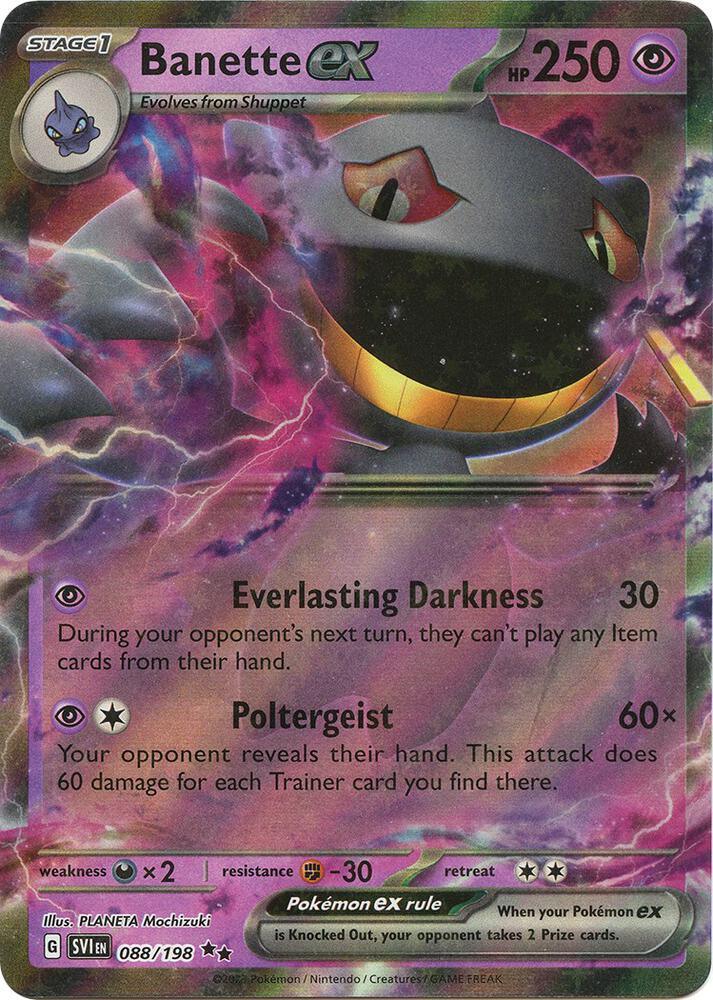 Banette ex (088/198) [Scarlet & Violet: Base Set] (Online Only)