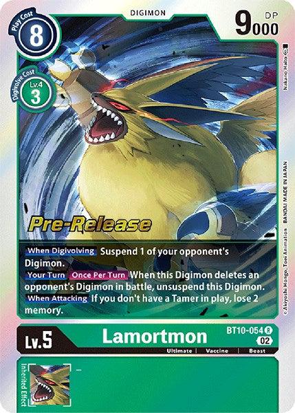Lamortmon [BT10-054] [Xros Encounter Pre-Release Cards] (ONLINE ORDER ONLY)