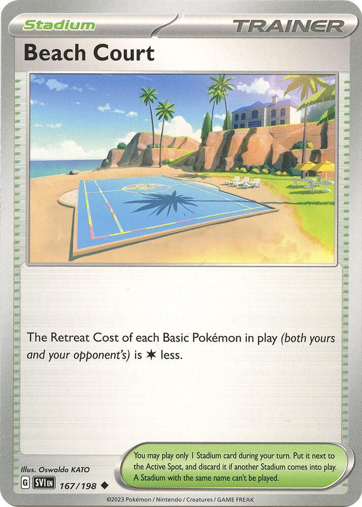 Beach Court (167/198) [Scarlet & Violet: Base Set] (Online Only)