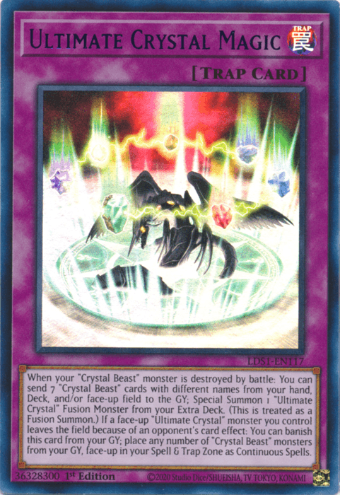 Ultimate Crystal Magic (Purple) [LDS1-EN117] Ultra Rare (ONLINE ORDER ONLY)