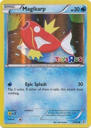 Magikarp (22/83) (Toys R Us Promo) [XY: Generations] (Online Only)