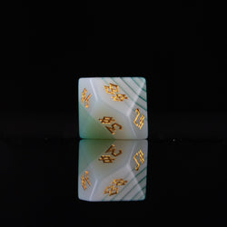 Green Agate Stone Dice Set (ONLINE ORDER ONLY)