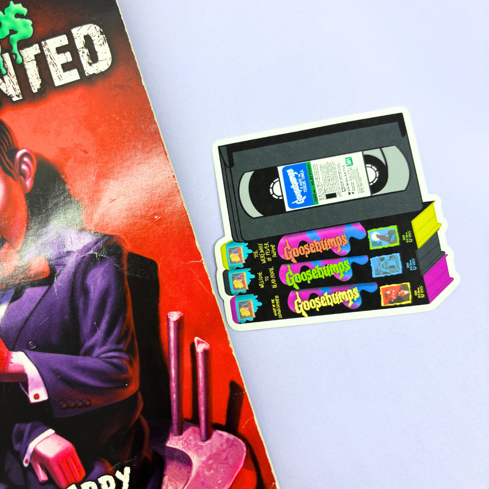 90's VHS Horror TV Show | Sticker Die Cut (ONLINE ORDER ONLY)