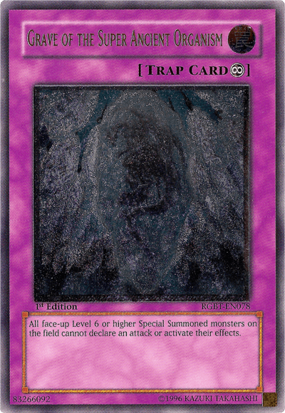 Grave of the Super Ancient Organism [RGBT-EN078] Ultimate Rare (ONLINE ORDER ONLY)