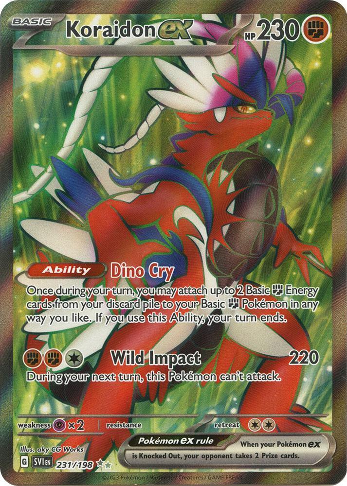 Koraidon ex (231/198) [Scarlet & Violet: Base Set] (Online Only)