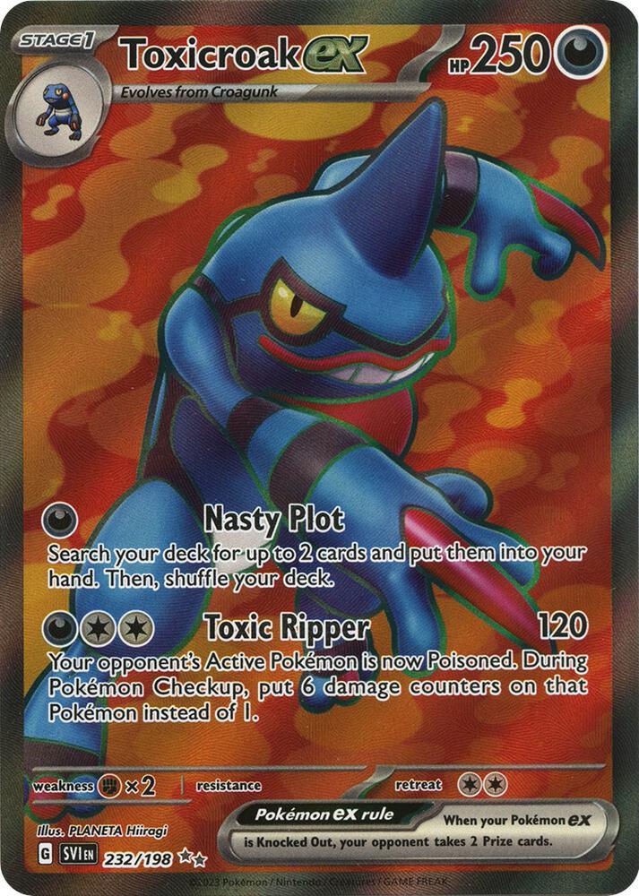Toxicroak ex (232/198) [Scarlet & Violet: Base Set] (Online Only)