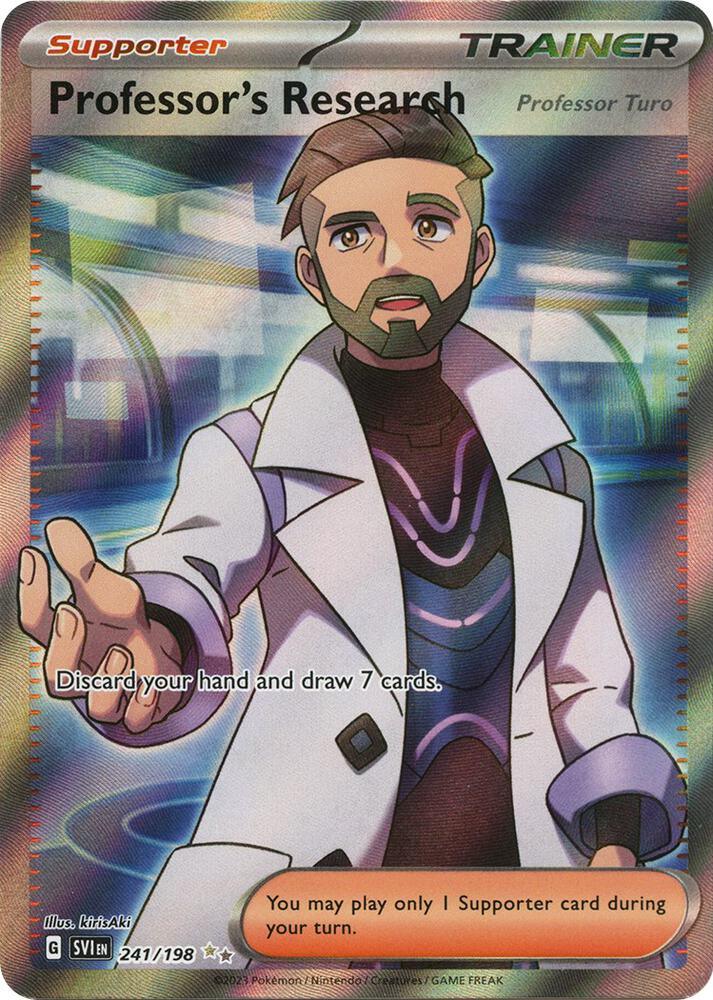 Professor's Research (Professor Turo) (241/198) [Scarlet & Violet: Base Set] (Online Only)