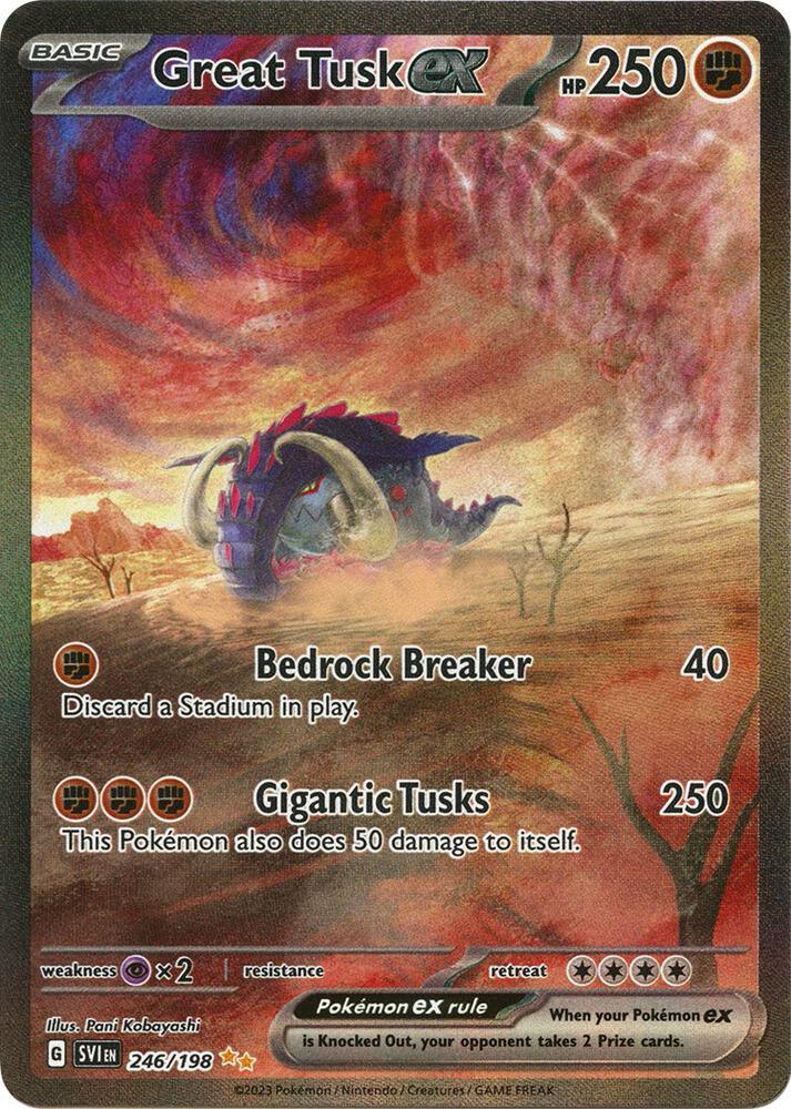 Great Tusk ex (246/198) [Scarlet & Violet: Base Set] (Online Only)