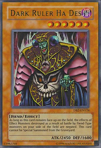 Dark Ruler Ha Des [DB2-EN124] Ultra Rare (ONLINE ORDER ONLY)