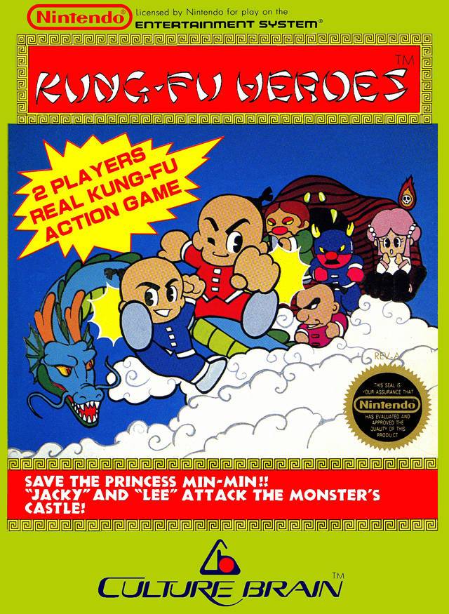 Kung Fu Heroes (Nintendo NES) (Online Only)