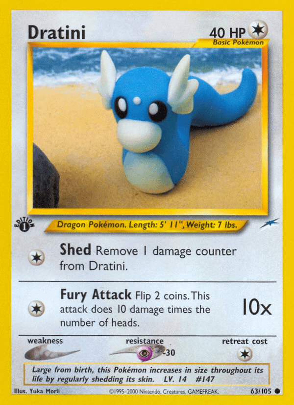 Dratini (63/105) [Neo Destiny 1st Edition] (Online Only)