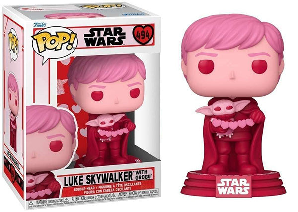Luke Skywalker w/ Grogu (Pink) 494 (Online Order Only)