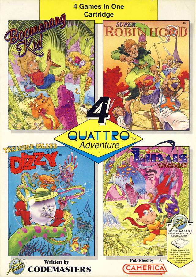 Quattro Adventure (Nintendo NES) (Online Order Only)