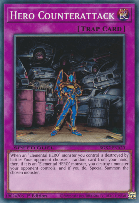 Hero Counterattack [SGX2-ENA20] Common (ONLINE ORDER ONLY)