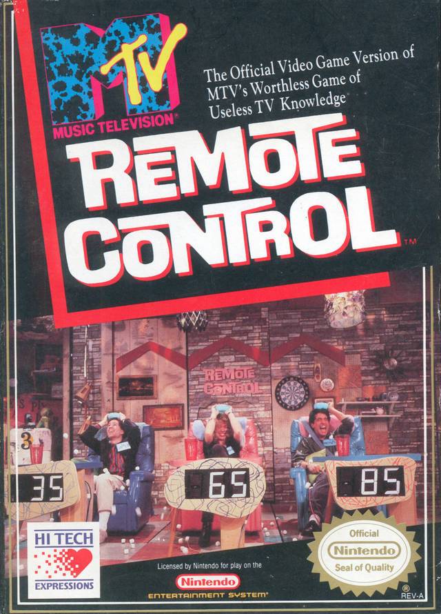 MTV's Remote Control (Nintendo NES) (Online Only)