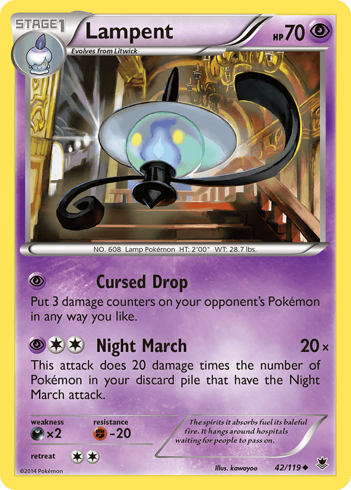 Lampent (42/119) [XY: Phantom Forces] (Online Only)