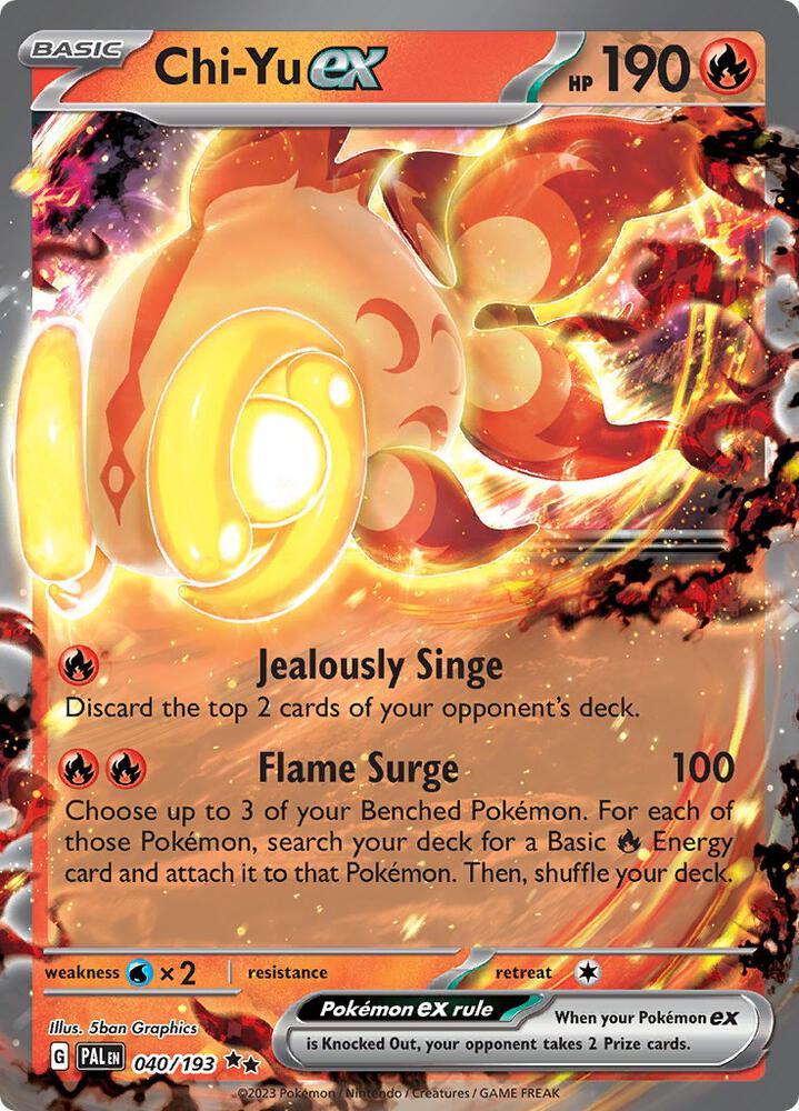Chi-Yu ex (040/193) [Scarlet & Violet: Paldea Evolved] (Online Only) (ONLINE ORDER ONLY)