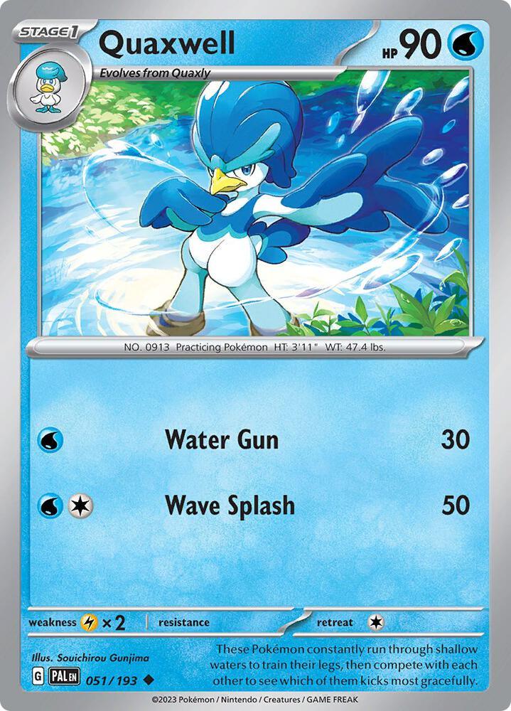 Quaxwell (051/193) [Scarlet & Violet: Paldea Evolved] (Online Only) (ONLINE ORDER ONLY)