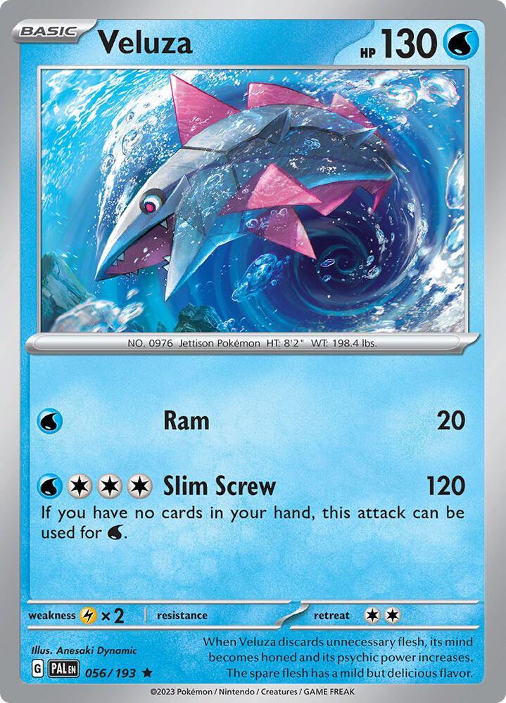 Veluza (056/193) [Scarlet & Violet: Paldea Evolved] (Online Only) (ONLINE ORDER ONLY)