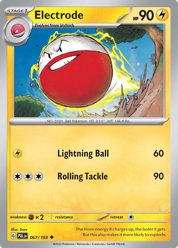 Electrode (067/193) [Scarlet & Violet: Paldea Evolved] (Online Only) (ONLINE ORDER ONLY)