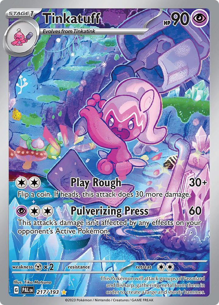 Tinkatuff (217/193) [Scarlet & Violet: Paldea Evolved] (Online Only) (ONLINE ORDER ONLY)
