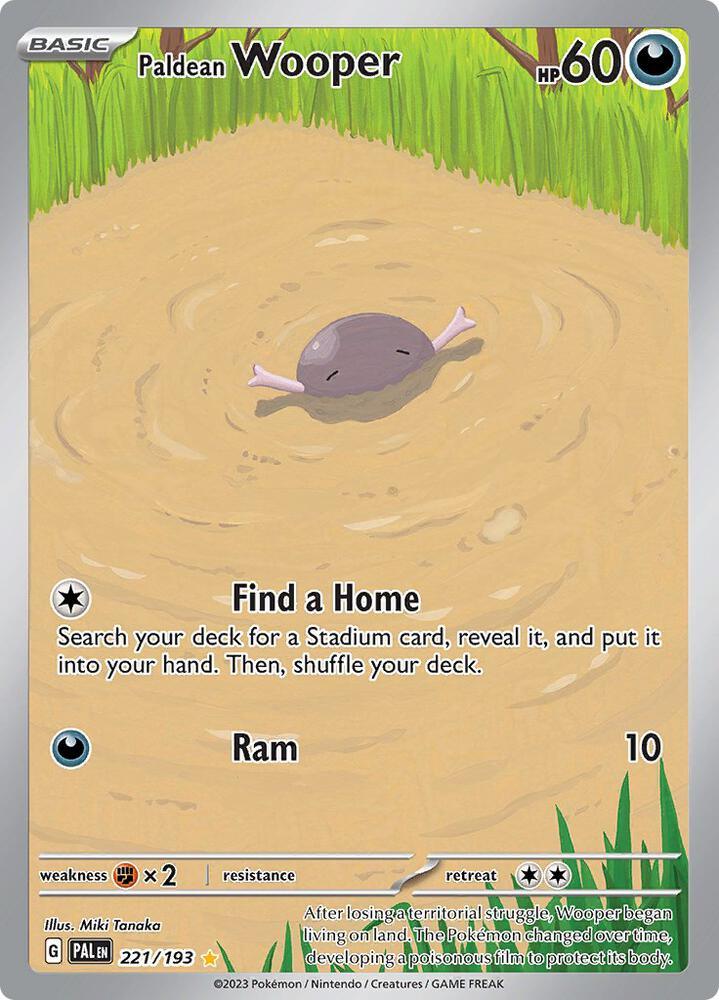 Paldean Wooper (221/193) [Scarlet & Violet: Paldea Evolved] (Online Only) (ONLINE ORDER ONLY)