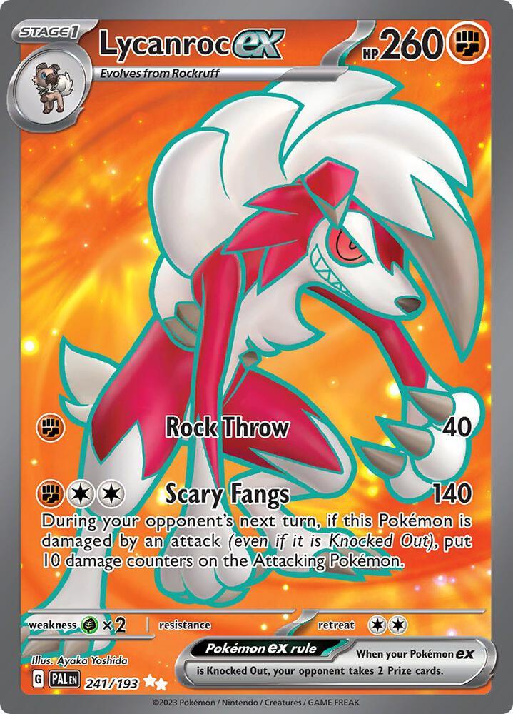 Lycanroc ex (241/193) [Scarlet & Violet: Paldea Evolved] (Online Only)