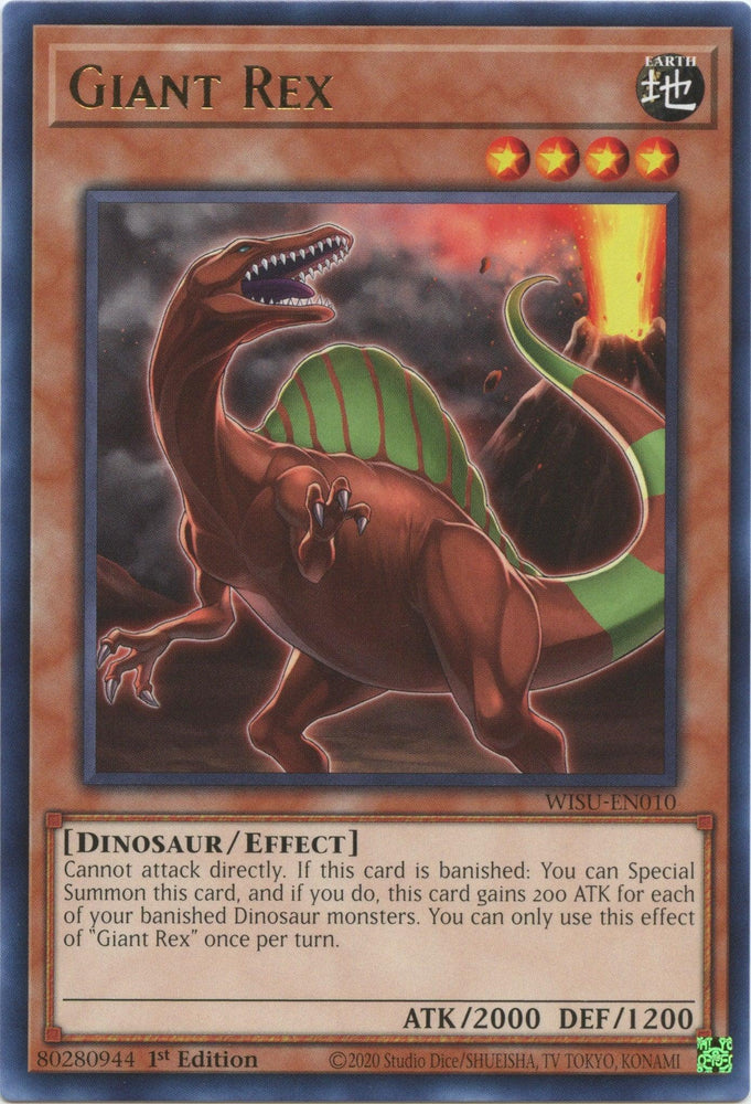 Giant Rex [WISU-EN010] Rare (ONLINE ORDER ONLY)