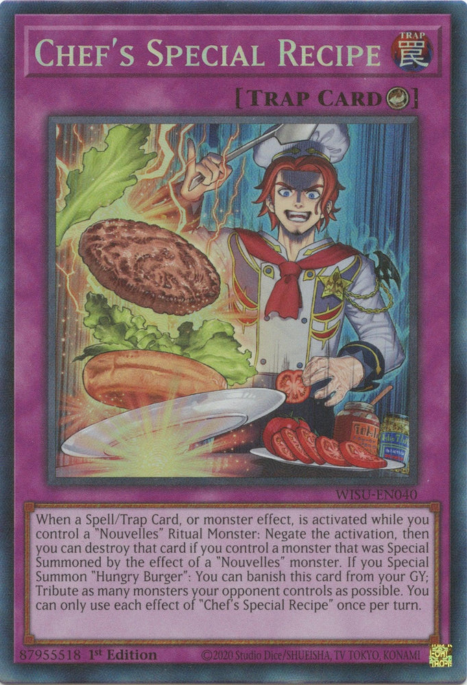 Chef's Special Recipe [WISU-EN040] Collector's Rare (ONLINE ORDER ONLY)