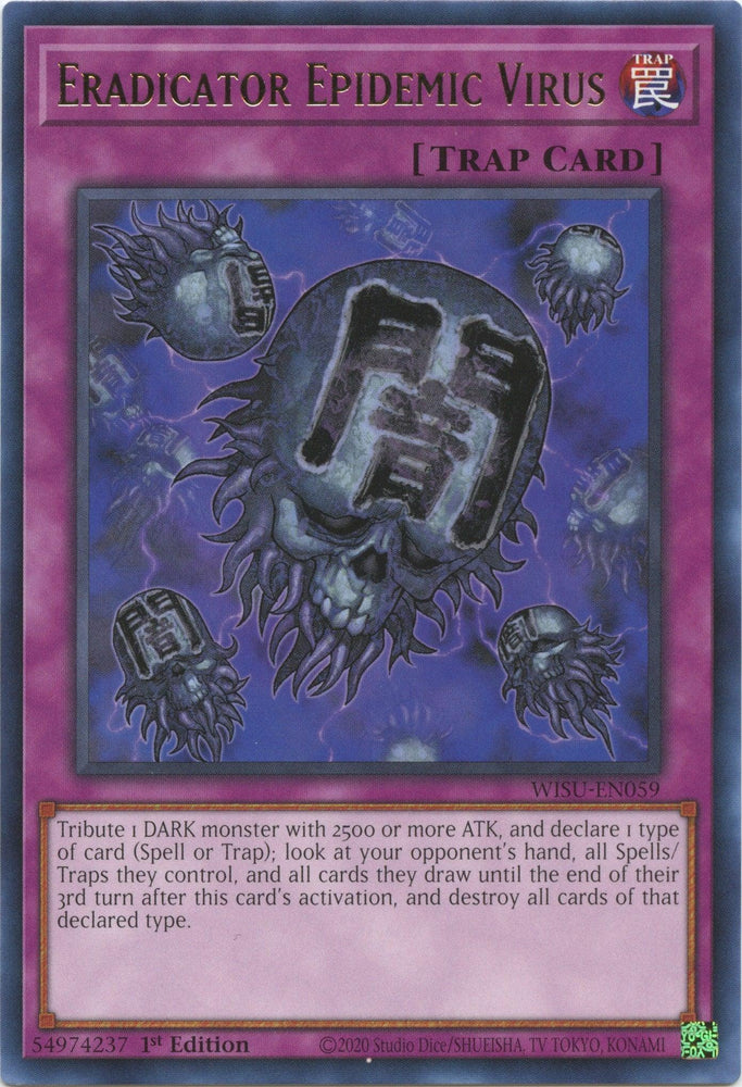 Eradicator Epidemic Virus [WISU-EN059] Rare (ONLINE ORDER ONLY)