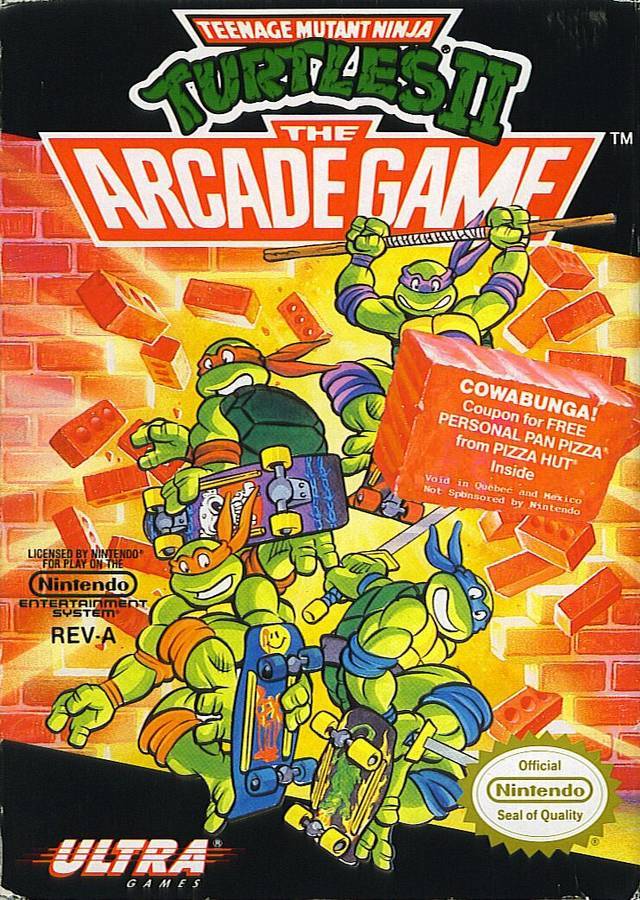 Teenage Mutant Ninja Turtles II: The Arcade Game (Nintendo NES) (Online Order Only)