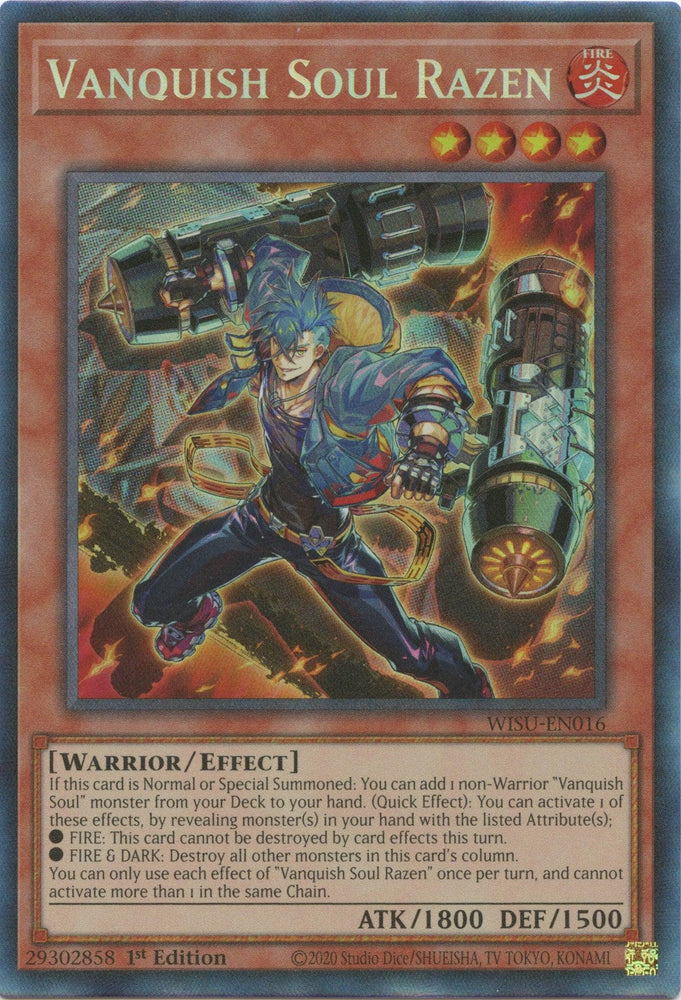Vanquish Soul Razen [WISU-EN016] Collector's Rare (ONLINE ORDER ONLY)