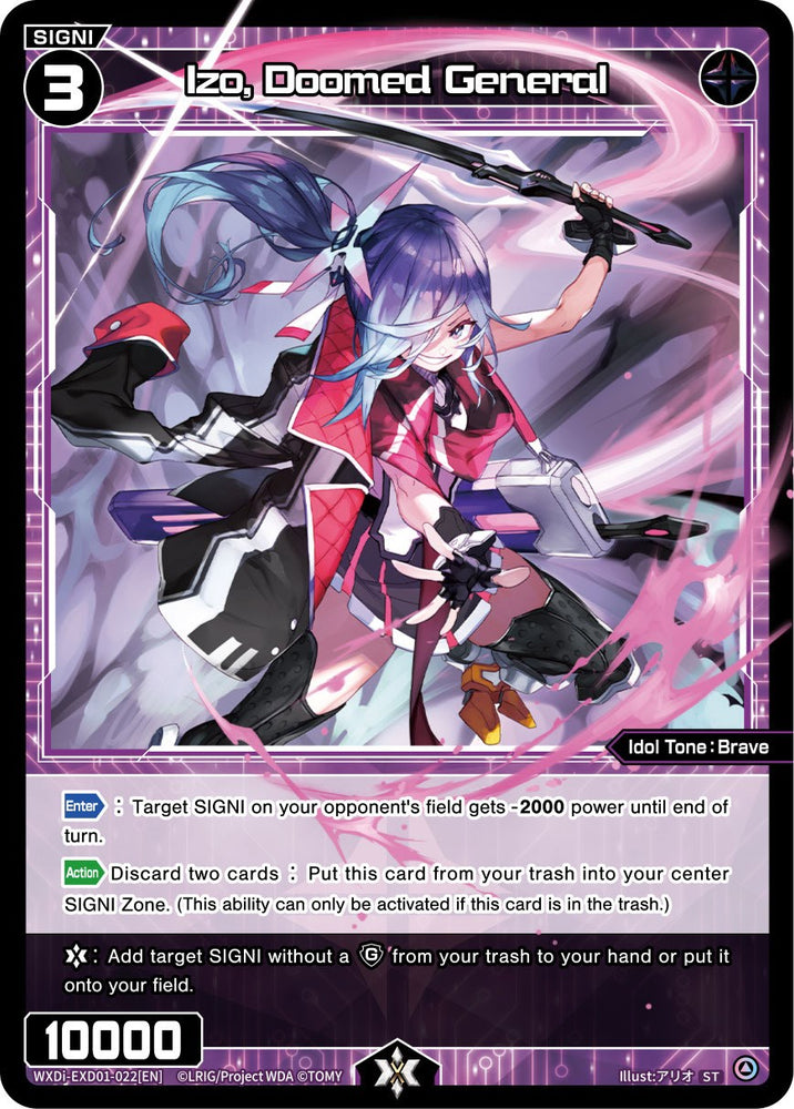 Izo, Doomed General (WXDi-EXD01-022[EN]) [Super Diva Deck: Urith's MIASMA]