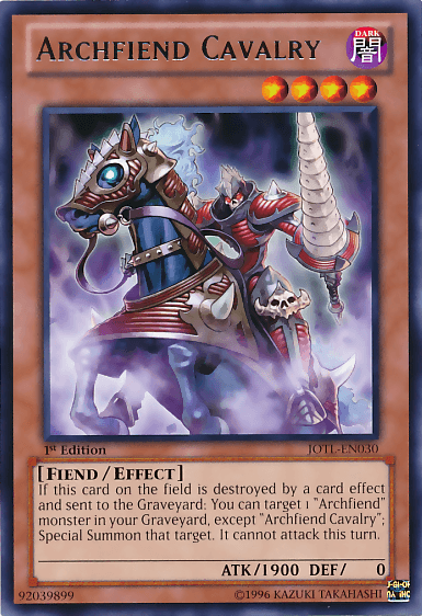 Archfiend Cavalry [JOTL-EN030] Rare (ONLINE ORDER ONLY)