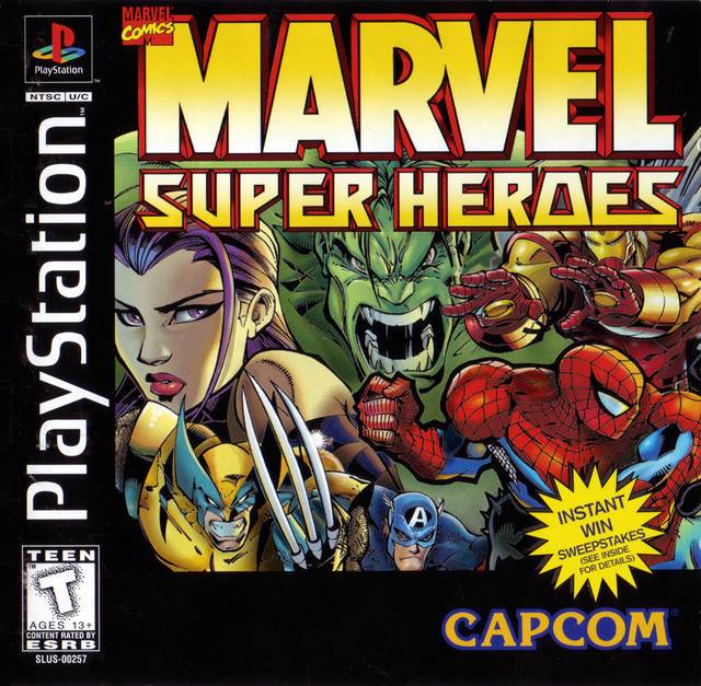 Marvel Super Heroes (Playstation) (ONLINE ORDER ONLY)