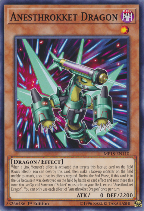 Anesthrokket Dragon [MP18-EN110] Common (ONLINE ORDER ONLY)