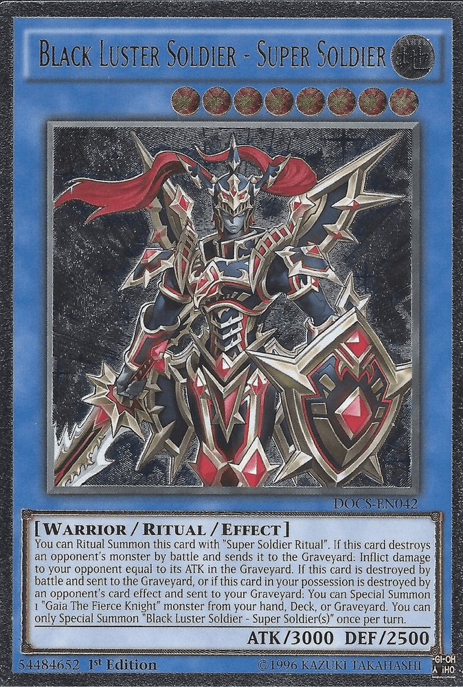 Black Luster Soldier - Super Soldier (UTR) [DOCS-EN042] Ultimate Rare (ONLINE ORDER ONLY)