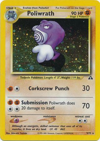 Poliwrath (9/75) [Neo Discovery Unlimited] (Online Only)