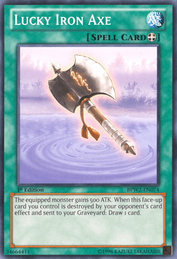 Lucky Iron Axe [BPW2-EN074] Common (ONLINE ORDER ONLY)