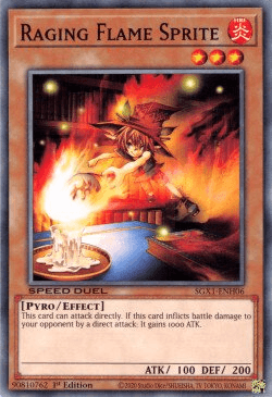 Raging Flame Sprite [SGX1-ENH06] Common (ONLINE ORDER ONLY)
