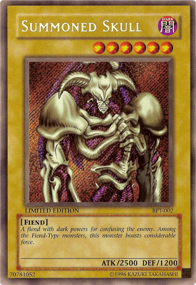Summoned Skull [BPT-002] Secret Rare (ONLINE ORDER ONLY)
