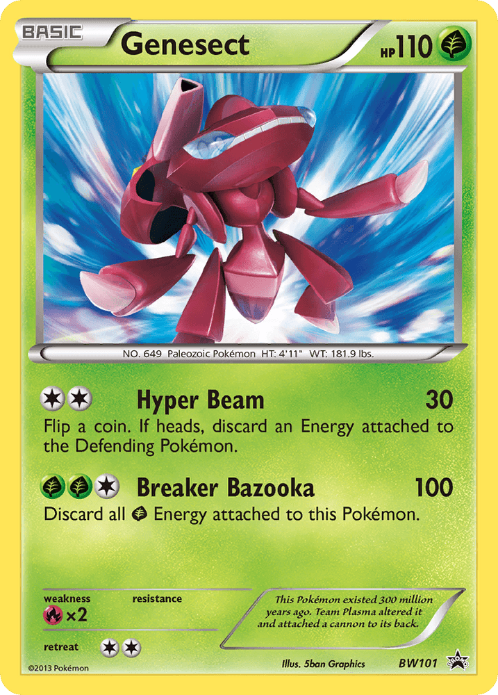 Genesect (BW101) [Black & White: Black Star Promos] (Online Only)