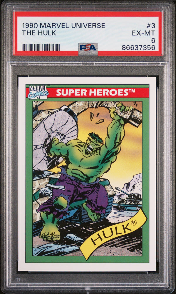 1990 MARVEL UNIVERSE THE HULK  #3 - PSA 6 (Online Order Only)