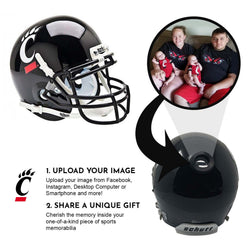 Cincinnati Bearcats College Football Collectible Mini Helmet - Picture Inside - FANZ Collectibles (Online Order Only) (ONLINE ORDER ONLY)
