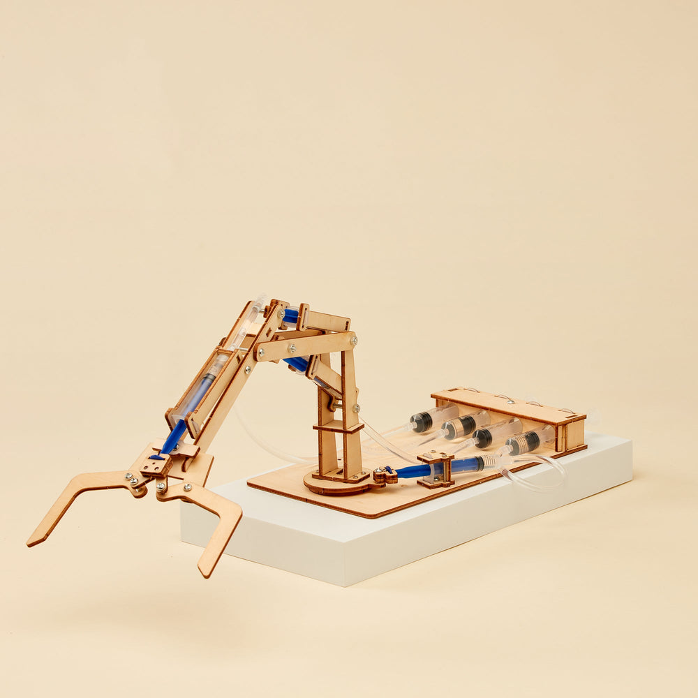Hydraulic Robotic Arm DIY Kit, Educational STEM Toy (ONLINE ORDER ONLY)