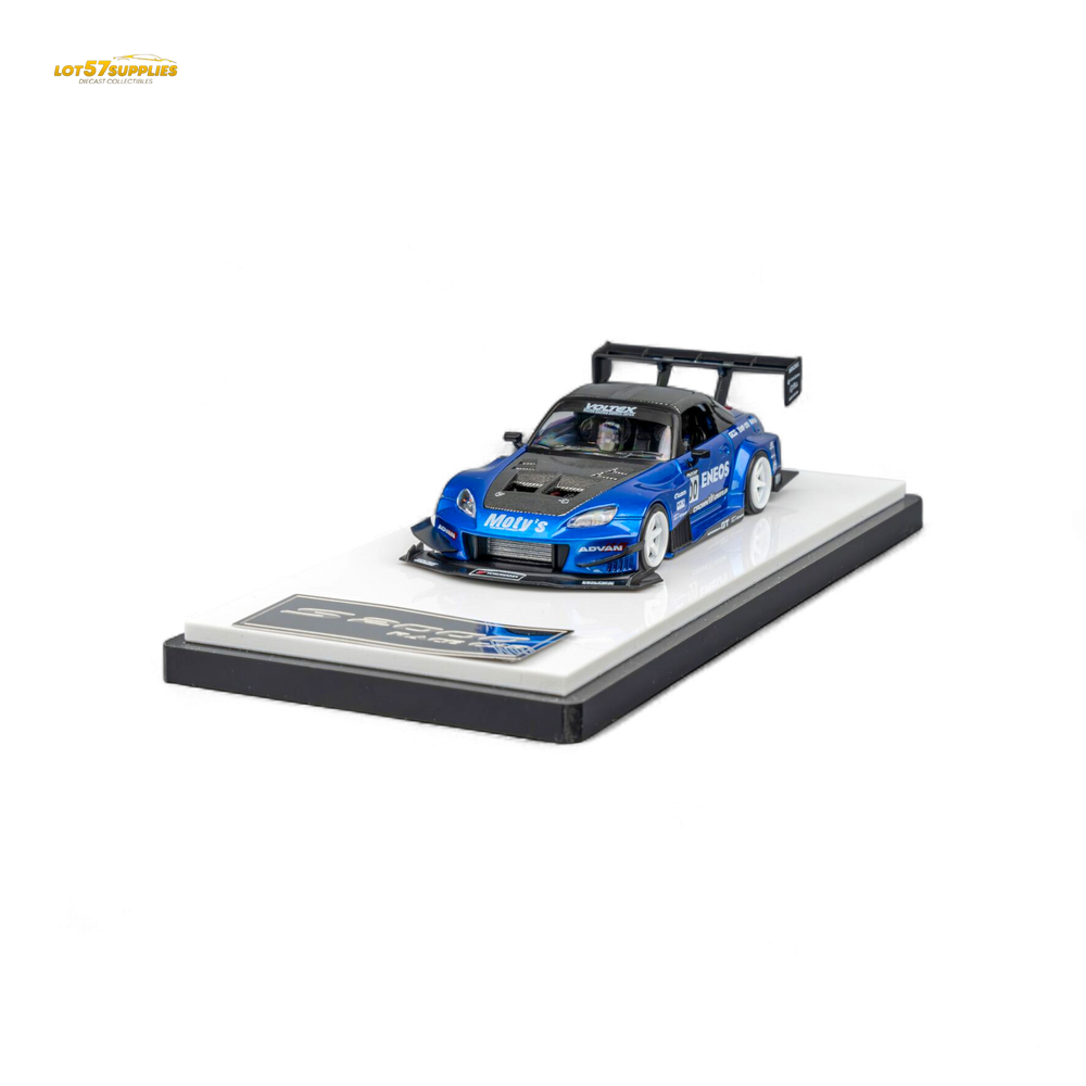 MicroTurbo Honda S2000 ENEOS #00 TOP FUEL - Candy Blue 1:64