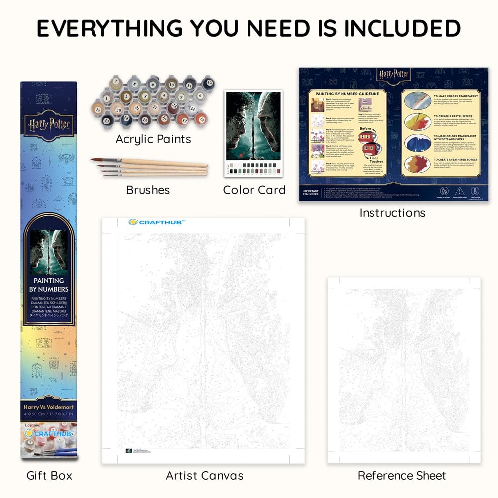 Harry vs Voldemort - Paint By Numbers Kit (ONLINE ORDER ONLY)